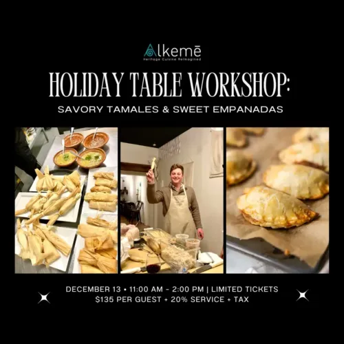 Savory Tamales & Sweet Empanadas